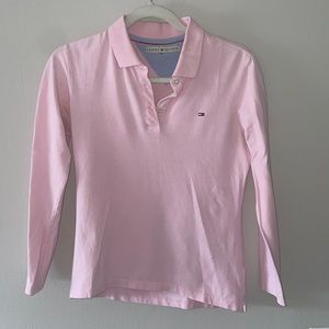 Tommy Hilfiger long sleeve polo! Size S